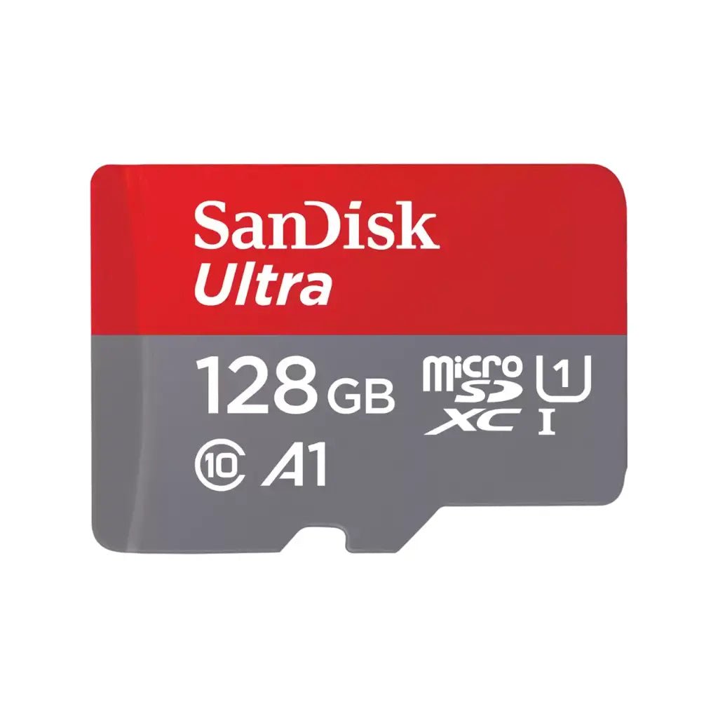 SanDisk Ultra 128GB microSDXC UHS-I Memory Card with Adapter