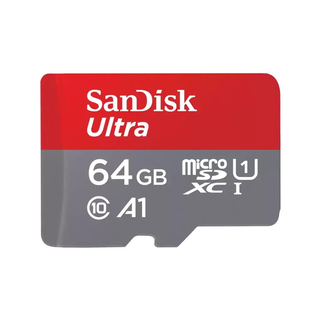 SanDisk Ultra 64GB microSDXC UHS-I Memory Card with Adapter