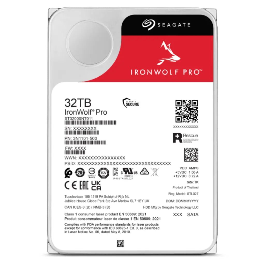 Seagate IronWolf Pro 32TB NAS Internal Hard Drive