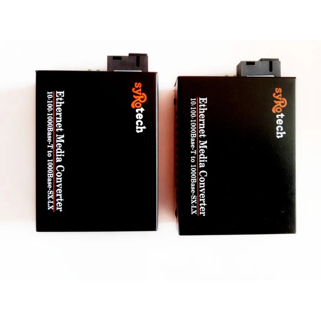 Syrotech Gigabit SFP Media Converter 10/100/1000Mbps - 20Km Range (Models GOMC-BI3512-20 & GOMC-BI5312-20)