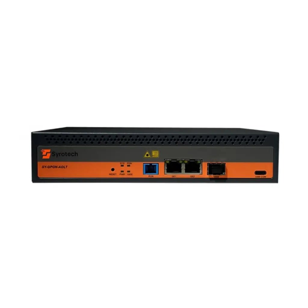 Syrotech 1-Port GPON OLT SY-GPON-1OLT with 10GE Uplink Interface