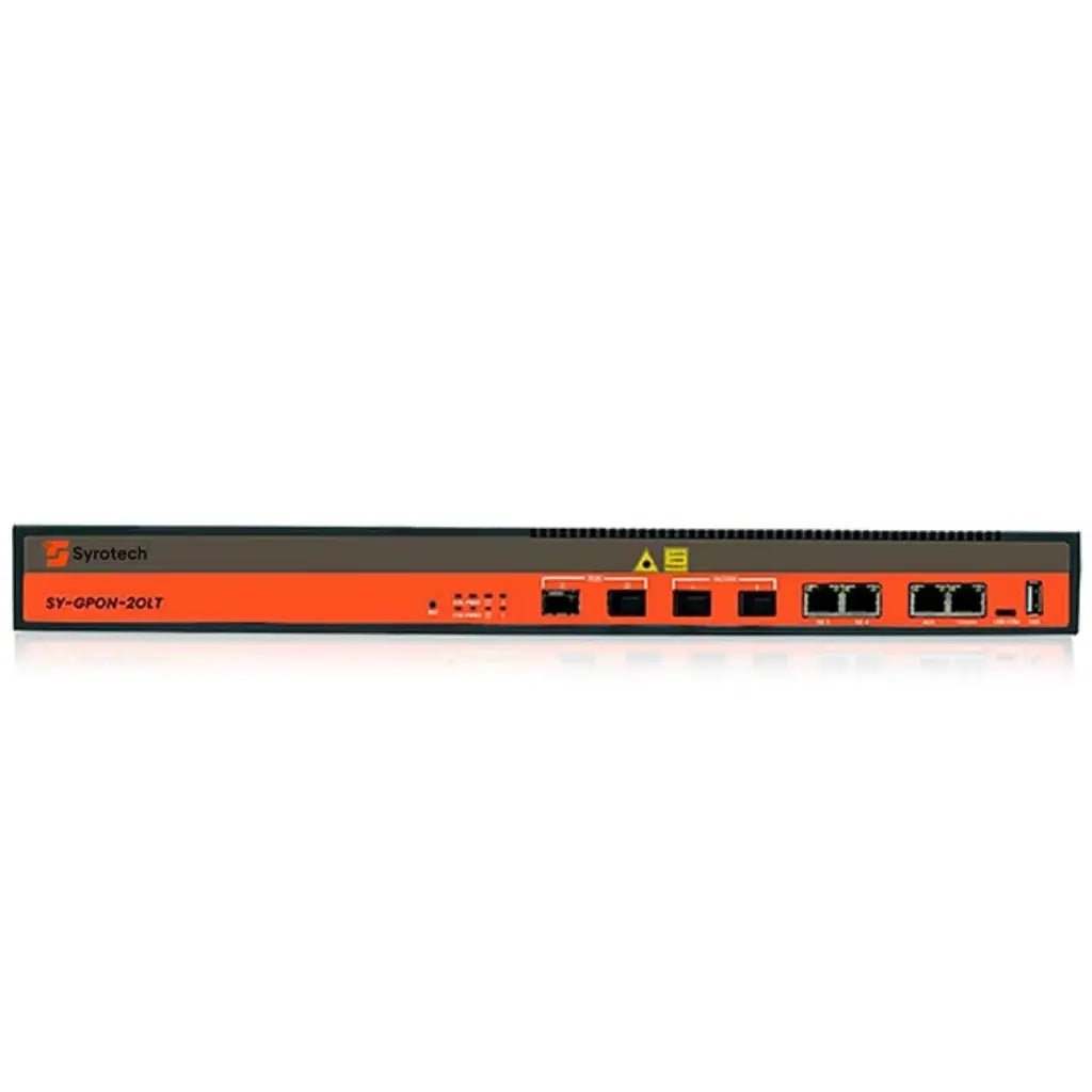 Syrotech SY-GPON-2OLT 2-Port GPON OLT Compact Rackmount Optical Line Terminal