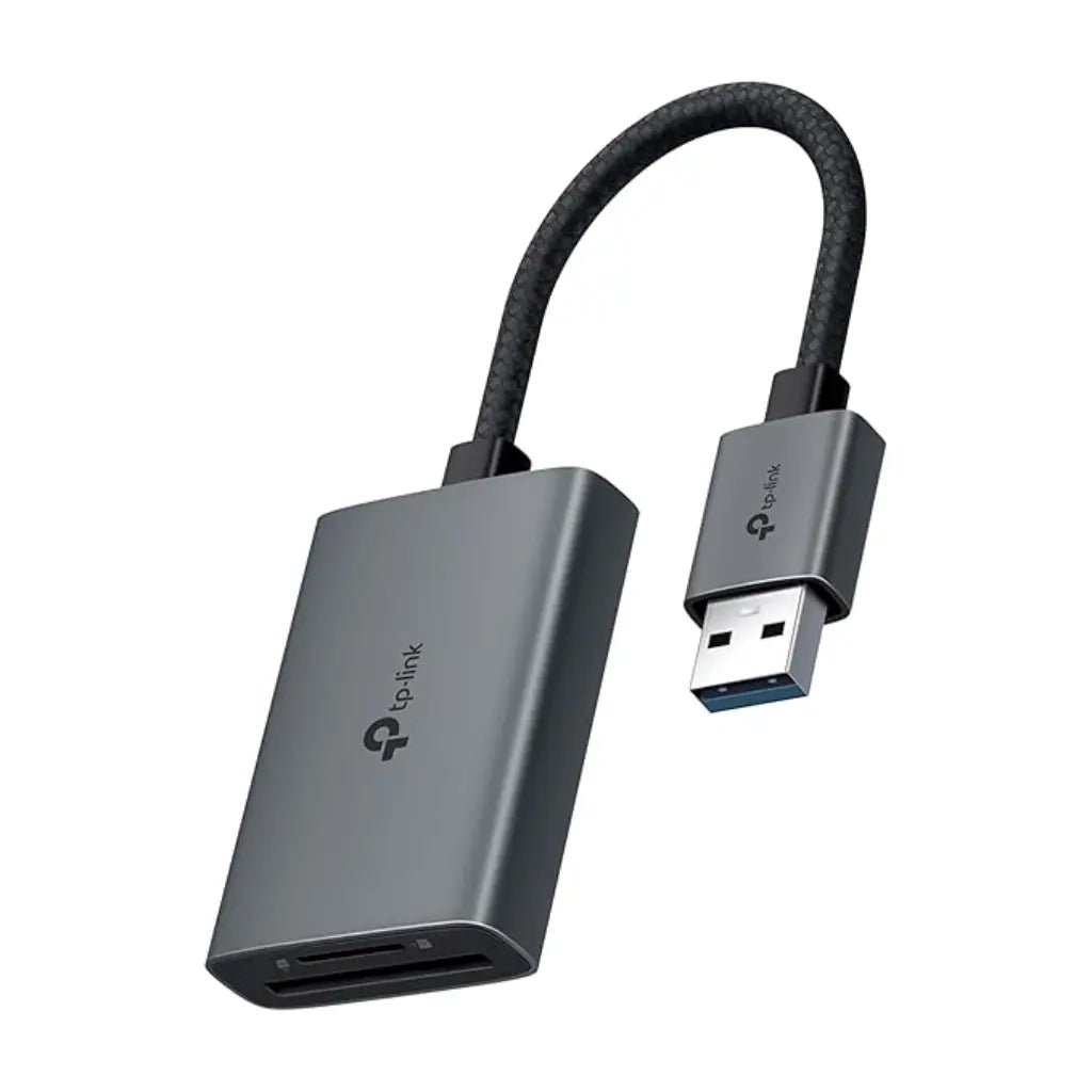 TP-Link UA430 USB 3.0 Type-A Dual Slot SD and microSD Card Reader with 5Gbps High-Speed Data Transfer