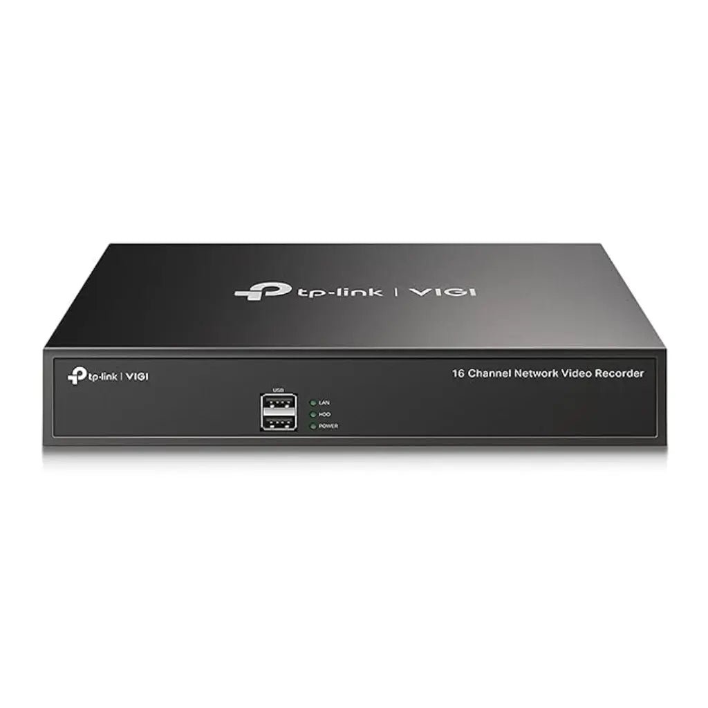 TP-Link VIGI NVR1016H 16-Channel Network Video Recorder with H.265+ Compression and ONVIF Compatibility