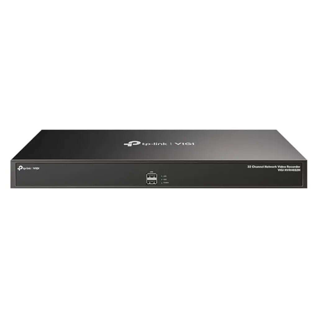 TP-Link VIGI NVR4032H 32-Channel 4K Network Video Recorder with H.265+ Compression and 4-Bay SATA Storage Support