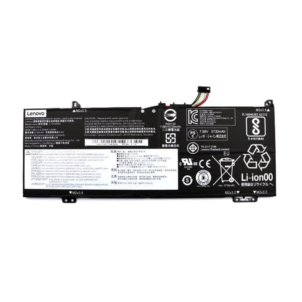 Lenovo L17C4PB0 45Wh 7.68V 5928mAh 4-Cell Replacement Laptop Battery