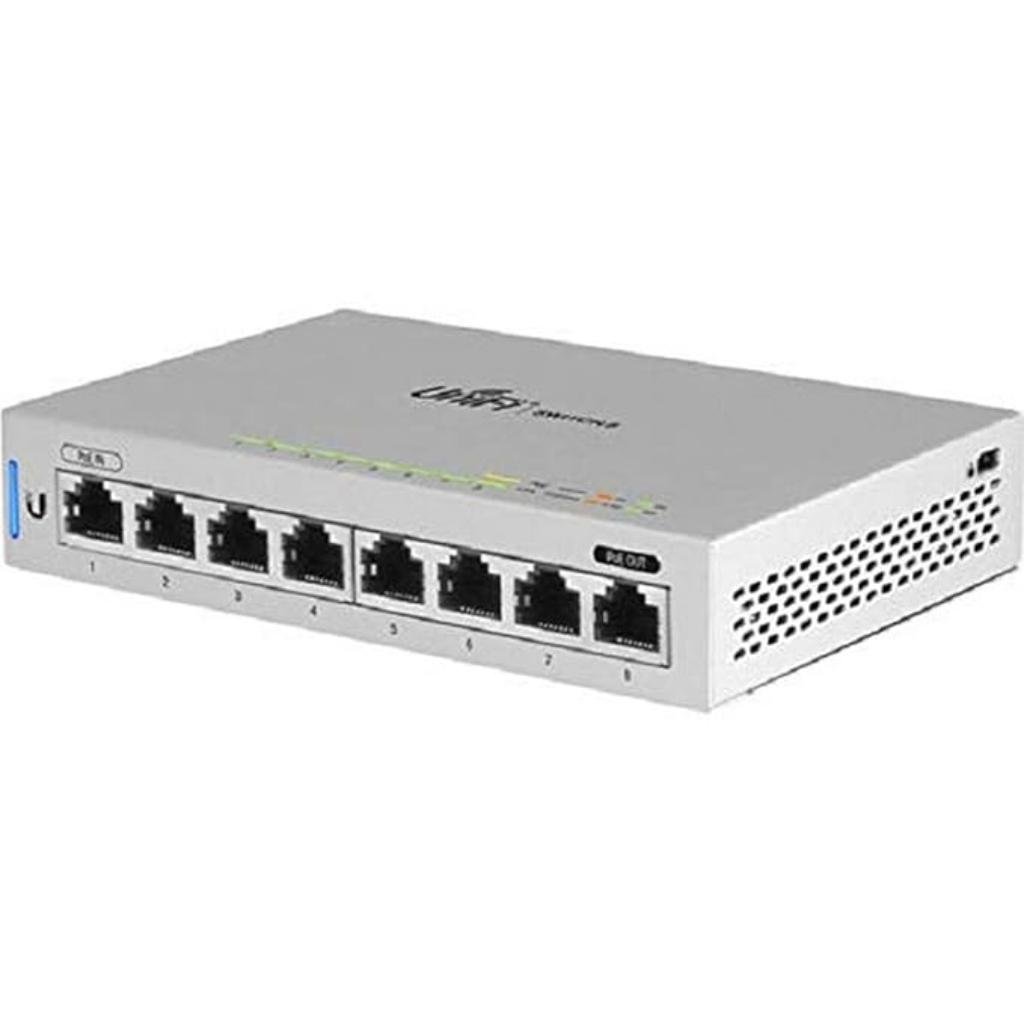 Ubiquiti UniFi Switch 8-Port Managed Gigabit Switch with PoE Passthrough (US-8)