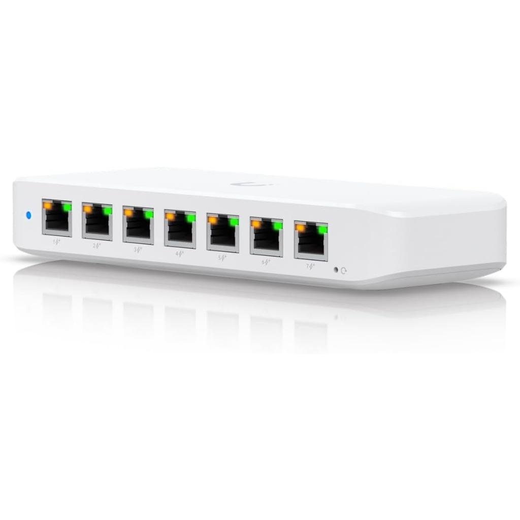 Ubiquiti UniFi Switch Ultra (USW-ULTRA-60W) - 8-Port Gigabit Layer 2 PoE Switch with Versatile Mounting Options