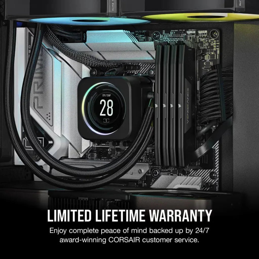 CORSAIR VENGEANCE 96GB (2x48GB) DDR5 7200MHz CL40 RGB High-Performance Desktop Memory Kit