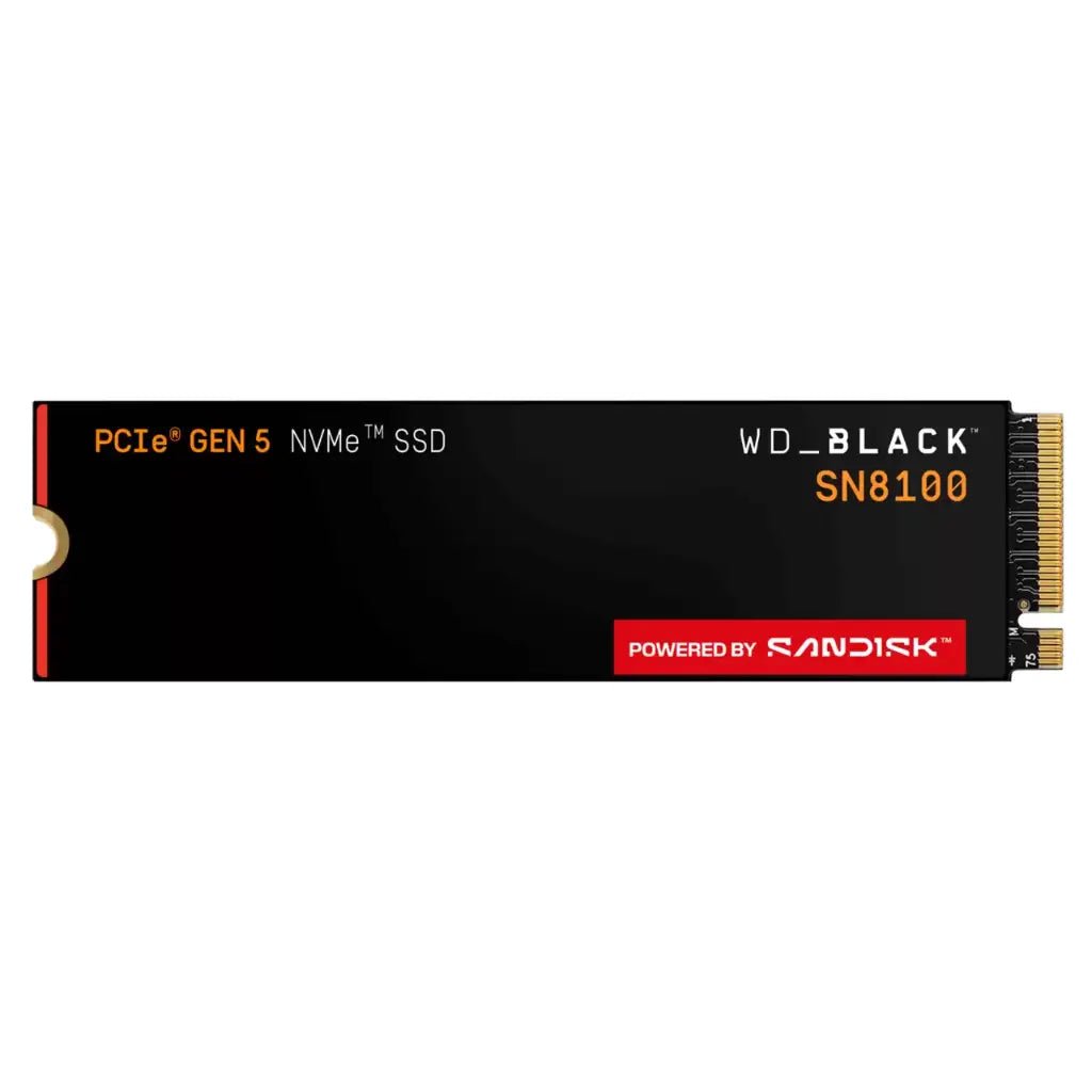 Western Digital WD Black SN8100 8TB M.2 2280 PCIe Gen5 NVMe Internal Solid State Drive