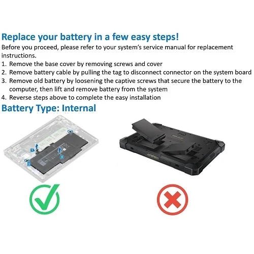 Dell Original 6050mAh 11.4V 76WHr 4-Cell Replacement Laptop Battery for Alienware M17 R2