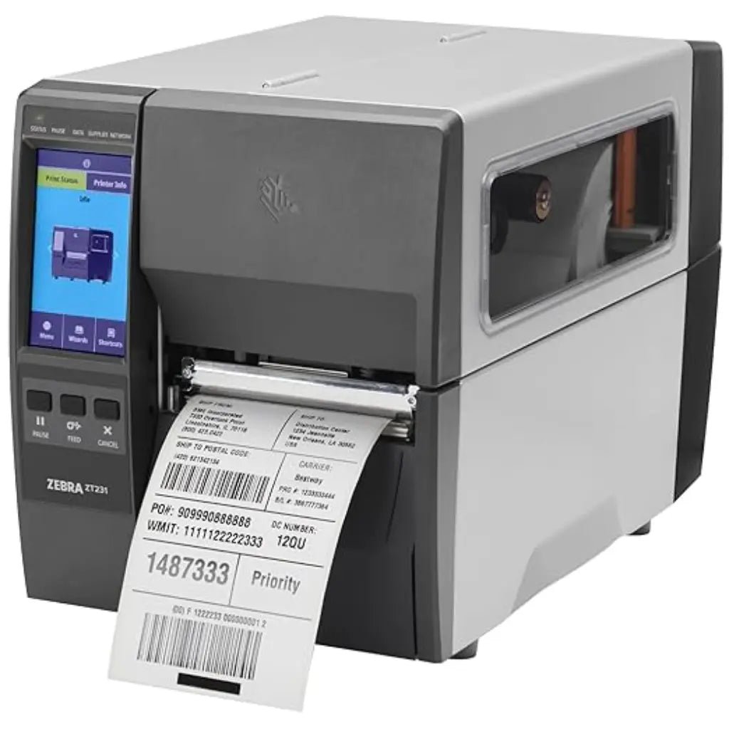Zebra ZT231 Industrial Thermal Shipping Label Printer with USB