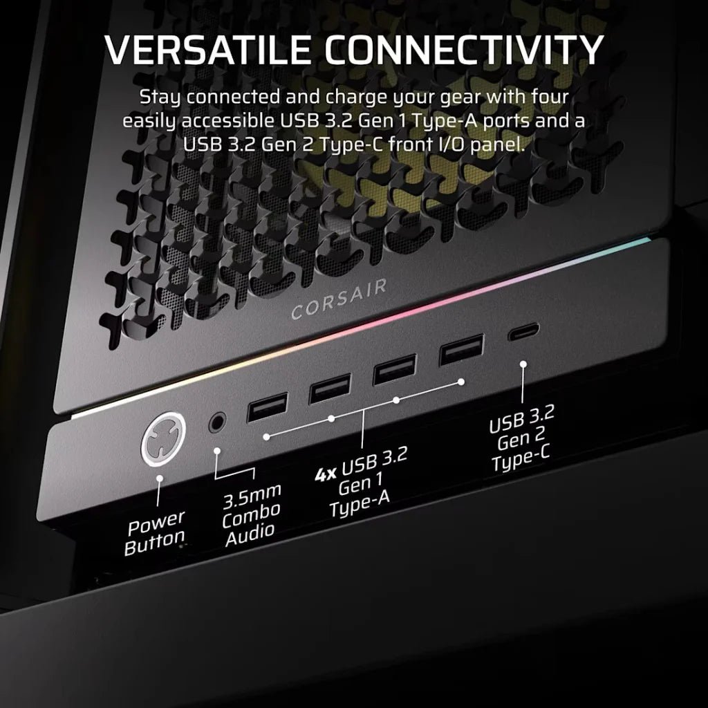 CORSAIR 5000D AIRFLOW Mid-Tower ATX PC Case with ARGB Fans