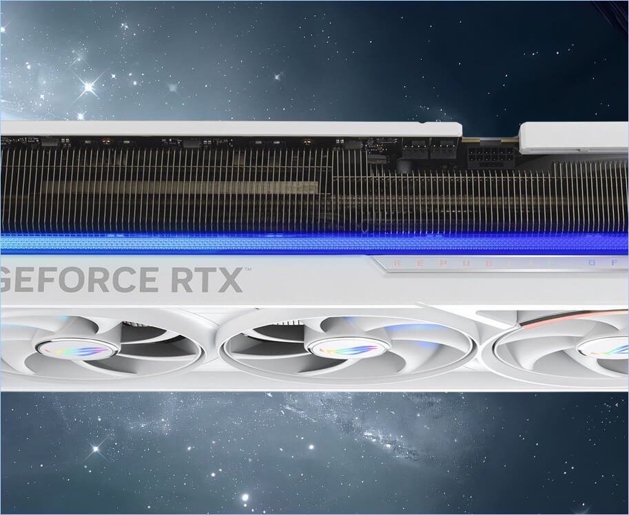 ASUS ROG Strix Astral GeForce RTX 5080 16GB GDDR7 White Overclocked Edition Triple Fan Graphics Card