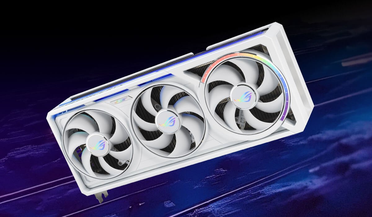 ASUS ROG Strix Astral GeForce RTX 5080 16GB GDDR7 White Overclocked Edition Triple Fan Graphics Card