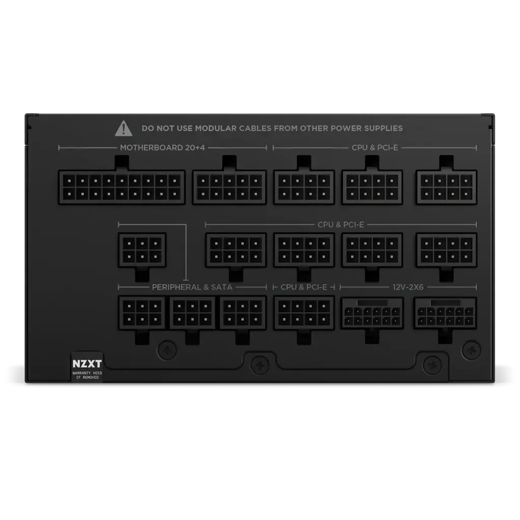 NZXT C1500 1500W Full Modular 80 Plus Platinum ATX 3.1 High-Performance Power Supply Unit