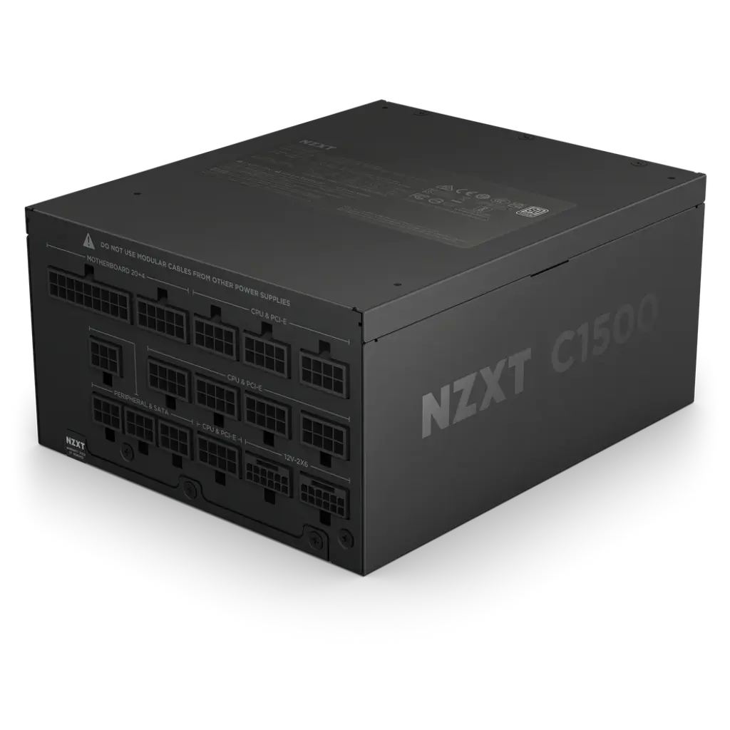 NZXT C1500 1500W Full Modular 80 Plus Platinum ATX 3.1 High-Performance Power Supply Unit