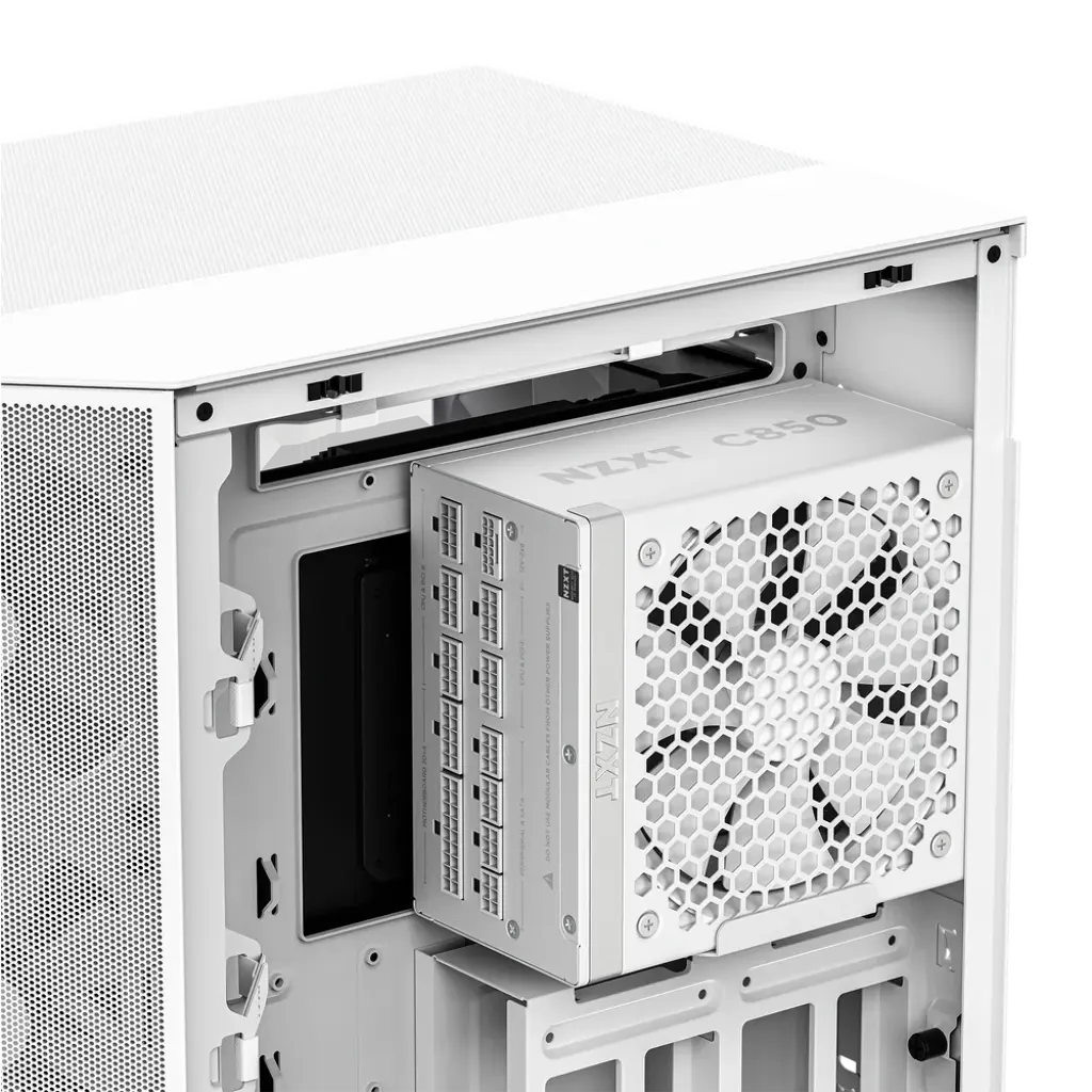 NZXT C850 850W Full Modular 80 Plus Gold ATX 3.1 Power Supply Unit - White