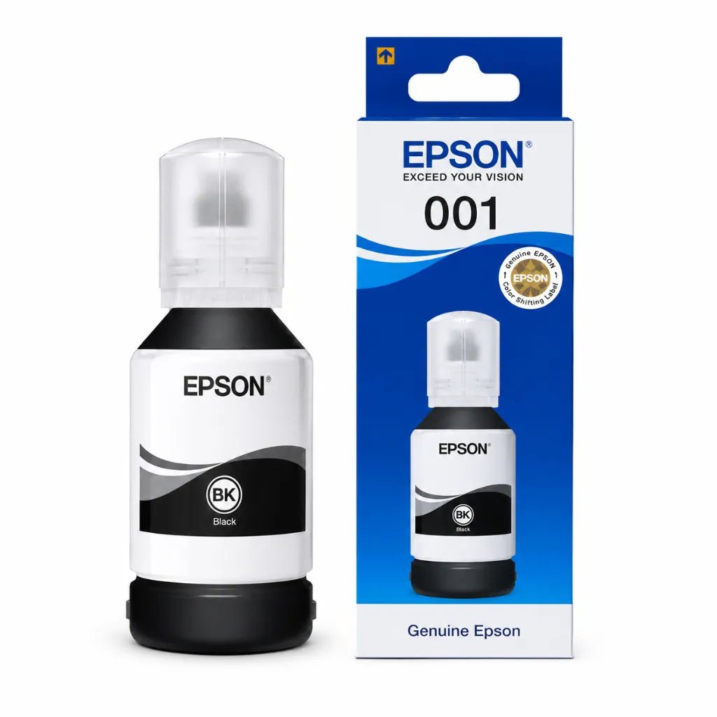 Epson 001 T03Y1 (C13T03Y198) High-Yield Black Ink Bottle (127ml) for EcoTank L4150