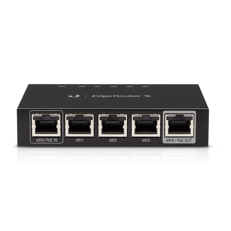 Ubiquiti EdgeRouter X (ER-X) 5-Port Gigabit Router with Passive PoE Support