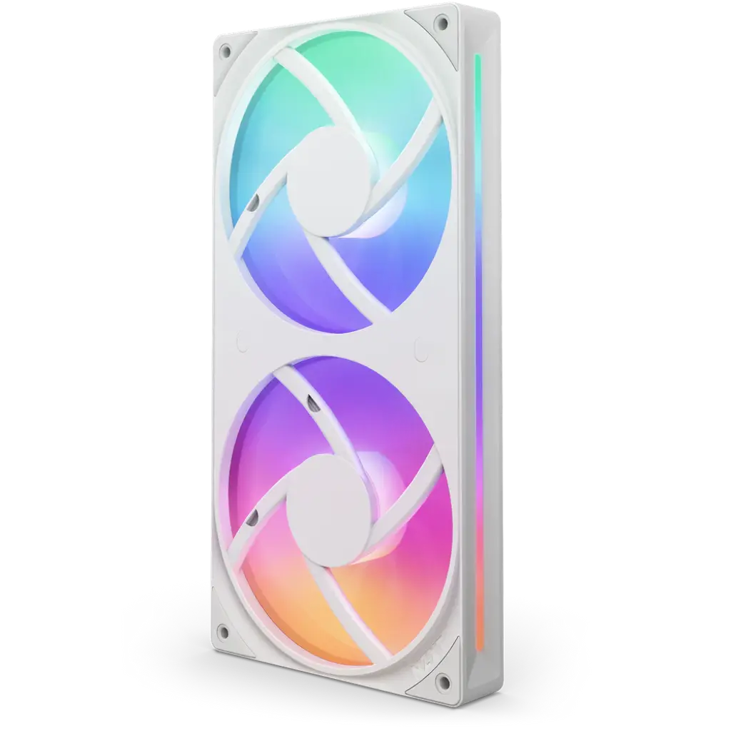 NZXT F240 RGB Core 240mm Single-Frame Performance Cooling Fan Unit - White
