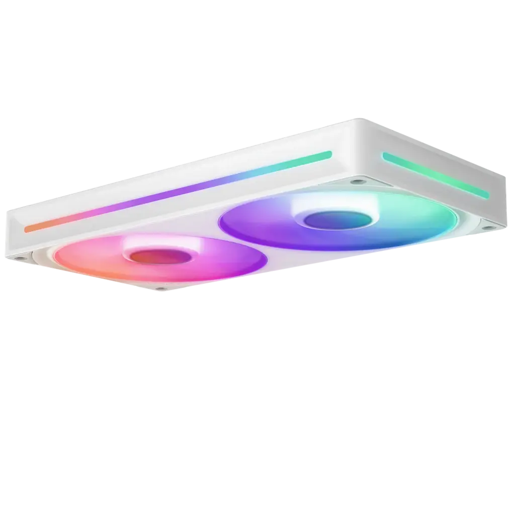 NZXT F240 RGB Core 240mm Single-Frame Performance Cooling Fan Unit - White