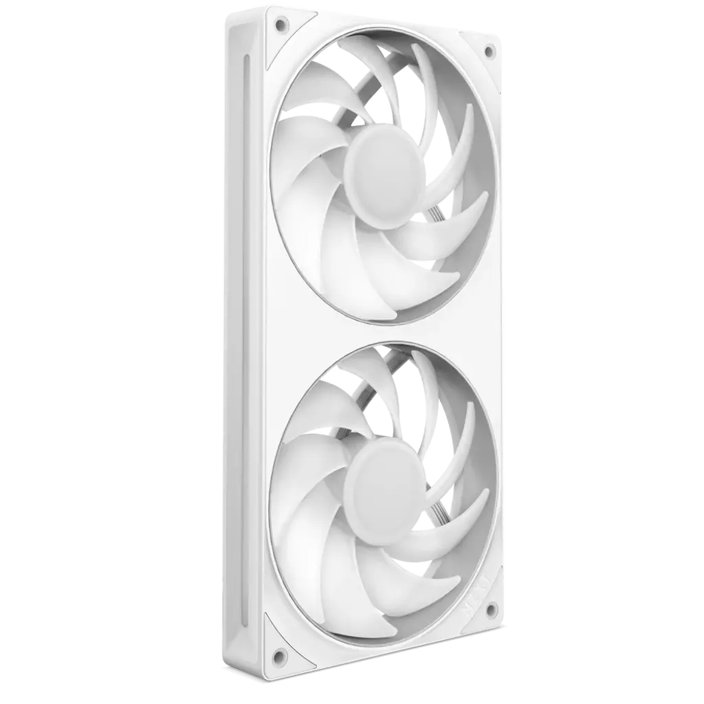 NZXT F280 RGB Core 280mm Single-Frame High-Performance RGB Fan Unit - White