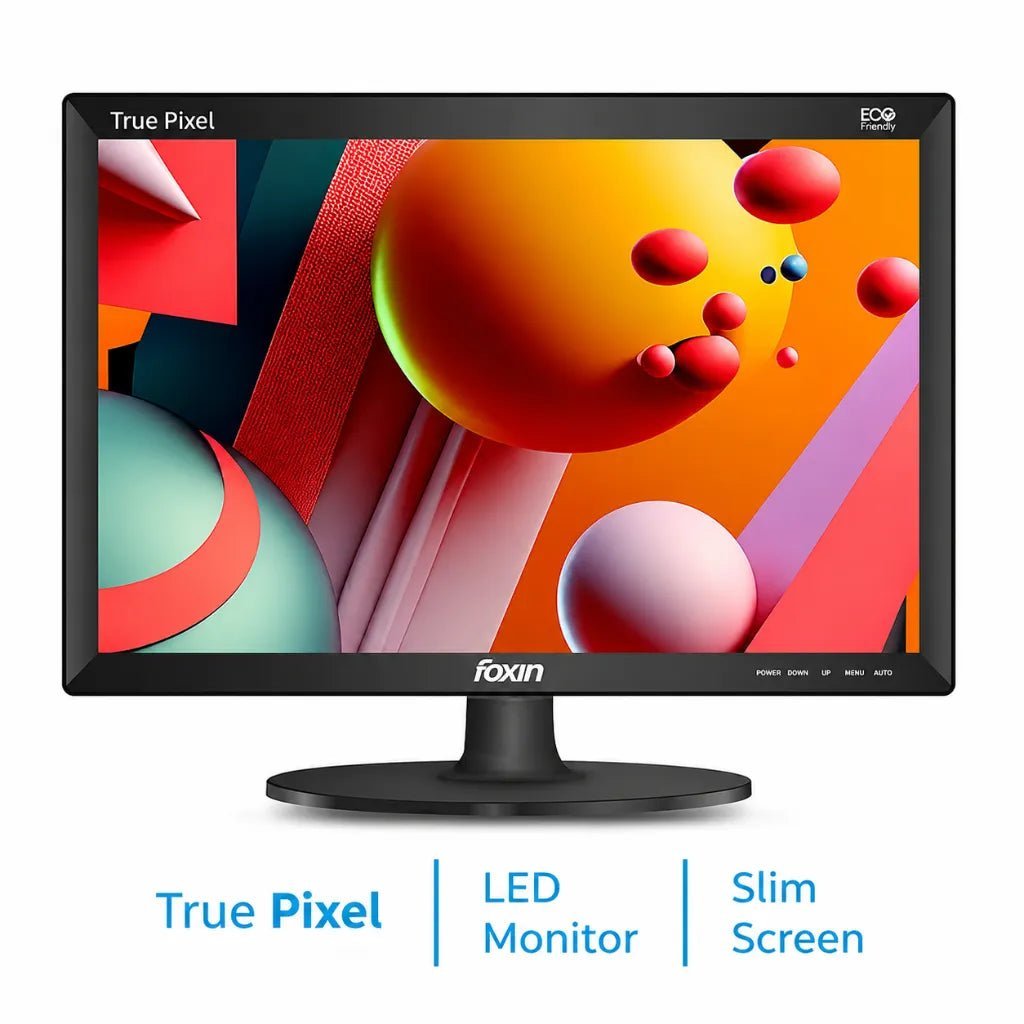 FOXIN FM1540 15.1-Inch LED Monitor with HDMI and VGA Connectivity