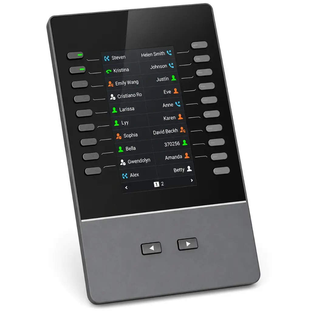 Grandstream GBX20 Extension Module for GRP2615 and GRP2620 IP Phones with 160 Programmable Contacts