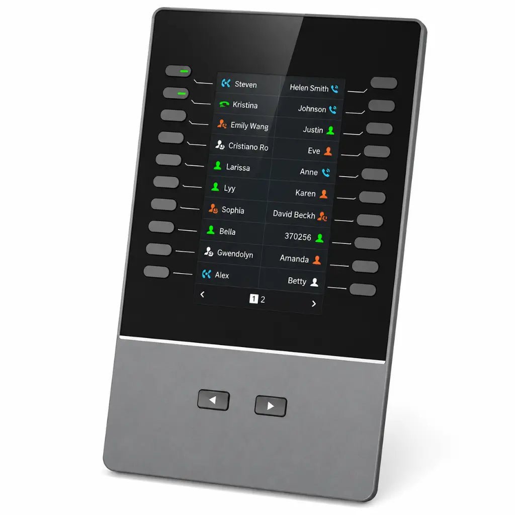 Grandstream GBX20 Extension Module for GRP2615 and GRP2620 IP Phones with 160 Programmable Contacts
