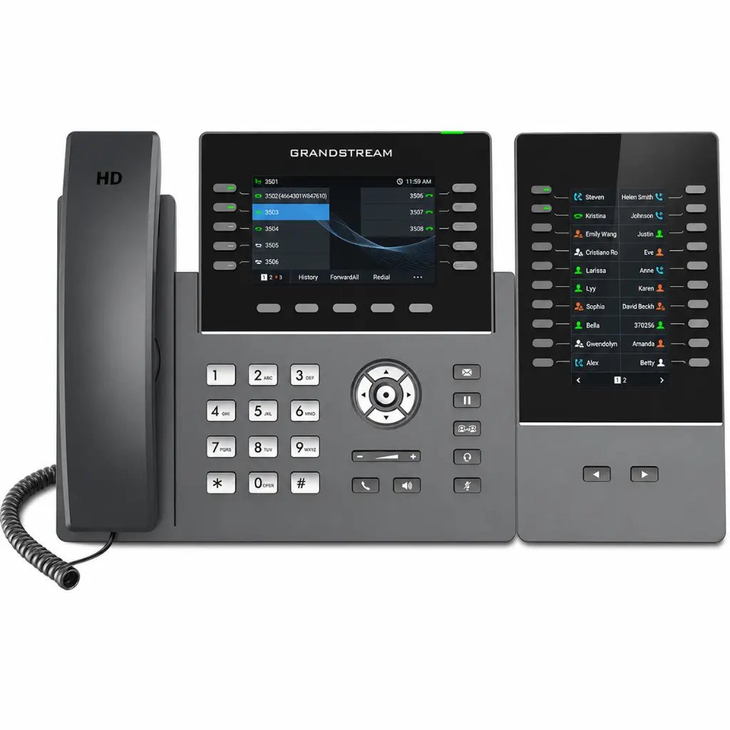 Grandstream GBX20 Extension Module for GRP2615 and GRP2620 IP Phones with 160 Programmable Contacts
