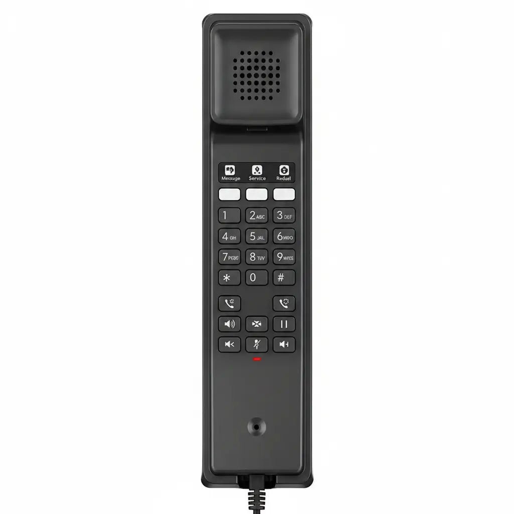 Grandstream GHP611W Compact Wi-Fi Hotel IP Phone with HD Audio and SIP Support