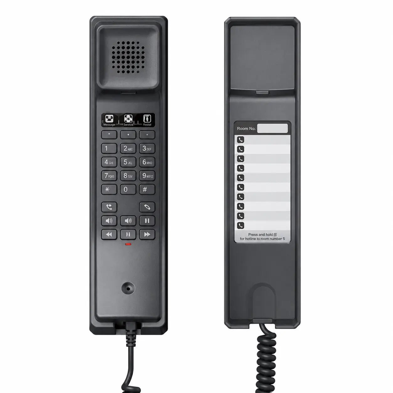 Grandstream GHP611W Compact Wi-Fi Hotel IP Phone with HD Audio and SIP Support