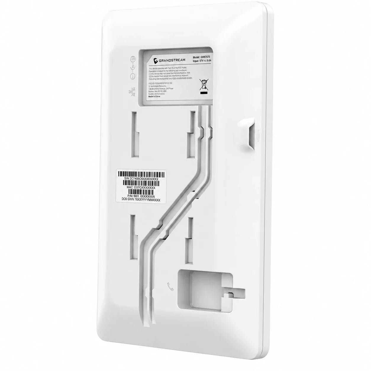Grandstream GHP620 Compact IP Hotel Phone with PoE Support and HD Audio - White