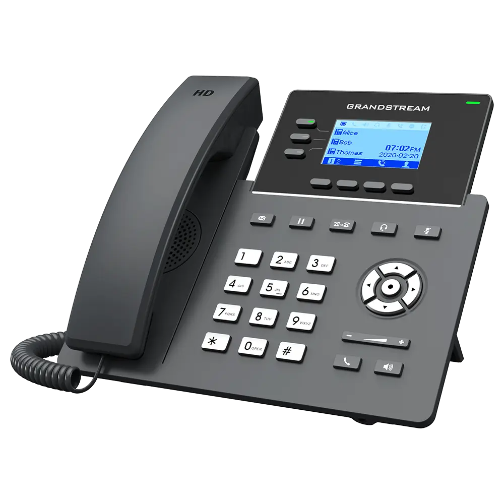 Grandstream GRP2603 Essential 3-Line IP Phone with HD Audio and 6 SIP Accounts