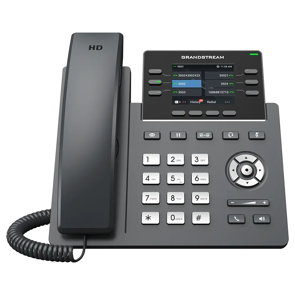 Grandstream GRP2613W 3-Line Professional IP Phone with Integrated Wi-Fi 6 and Bluetooth