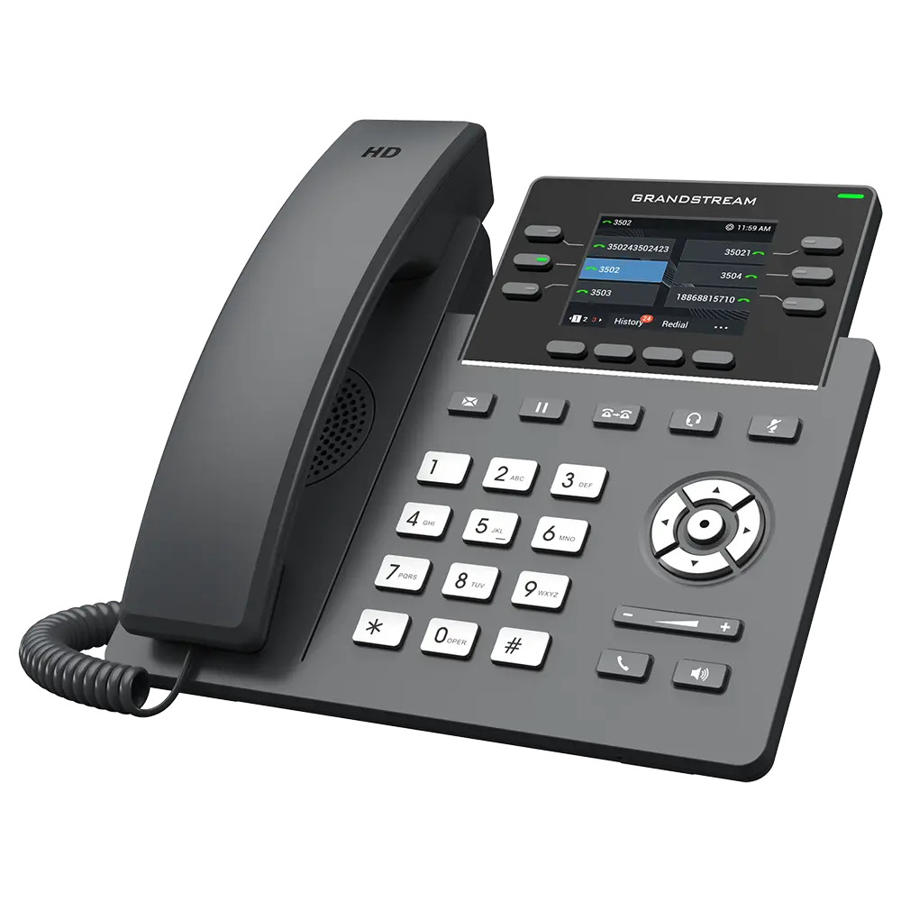 Grandstream GRP2613W 3-Line Professional IP Phone with Integrated Wi-Fi 6 and Bluetooth