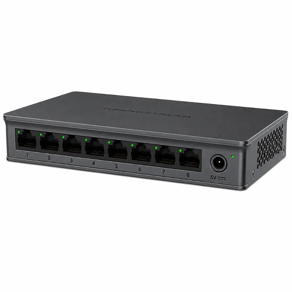 Grandstream GWN7701 8-Port Gigabit Ethernet Unmanaged Network Switch - High-Performance Desktop Connectivity