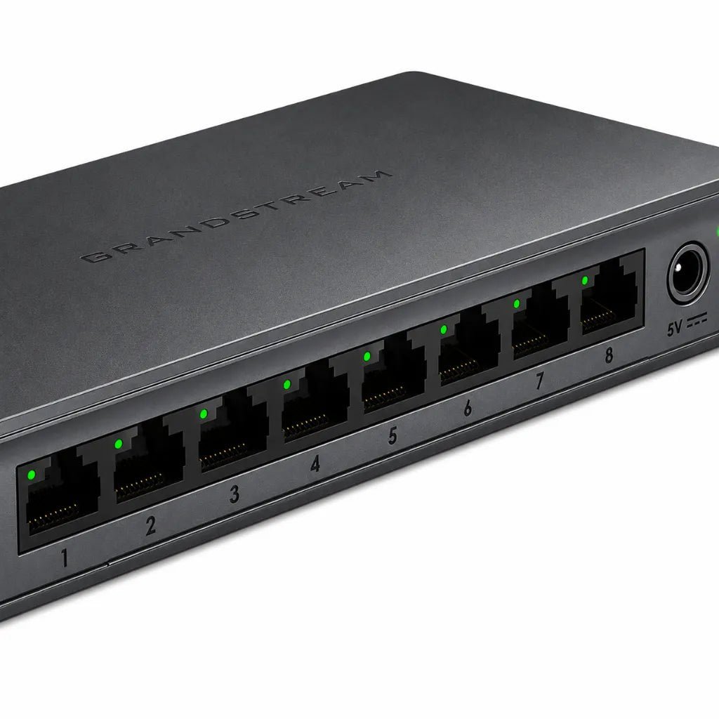 Grandstream GWN7701 8-Port Gigabit Ethernet Unmanaged Network Switch - High-Performance Desktop Connectivity