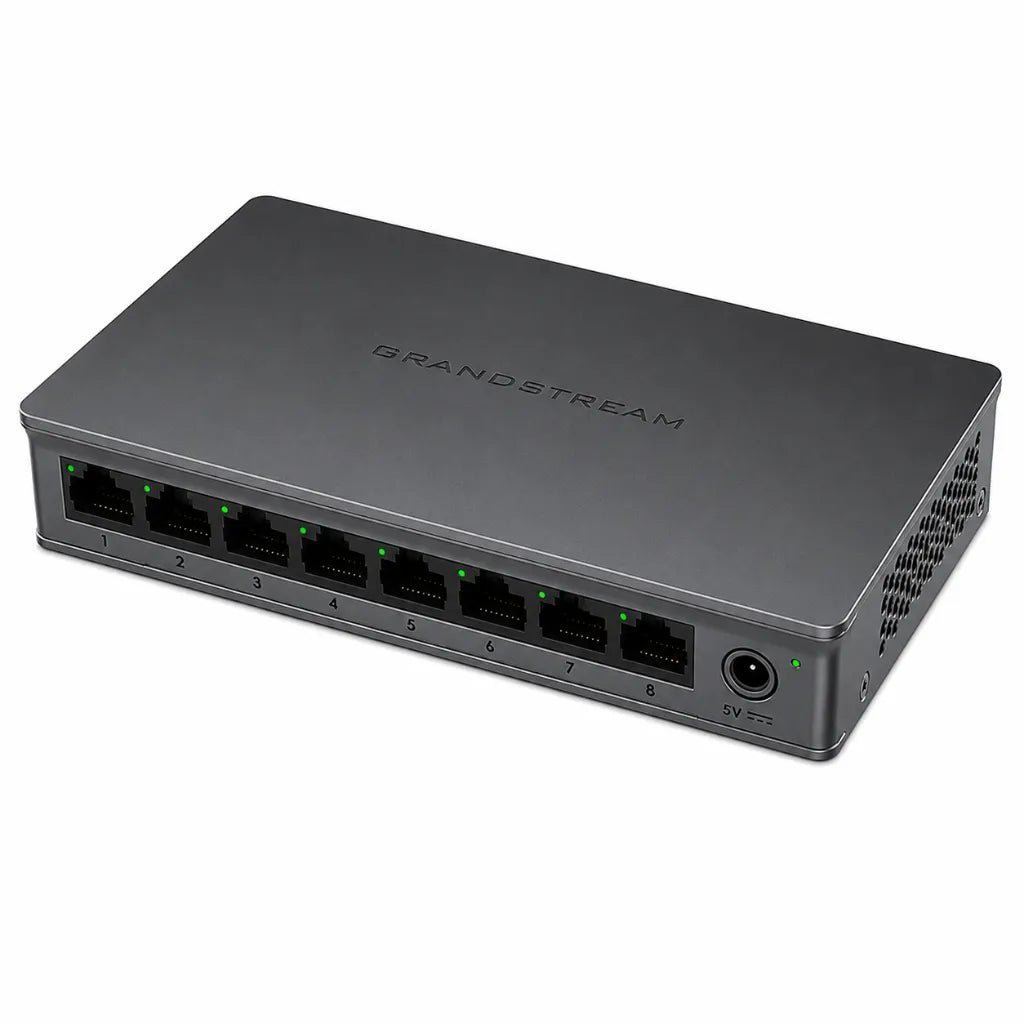 Grandstream GWN7701 8-Port Gigabit Ethernet Unmanaged Network Switch - High-Performance Desktop Connectivity