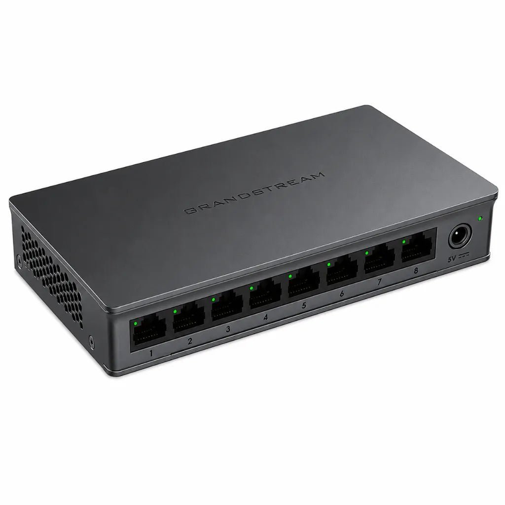 Grandstream GWN7701 8-Port Gigabit Ethernet Unmanaged Network Switch - High-Performance Desktop Connectivity