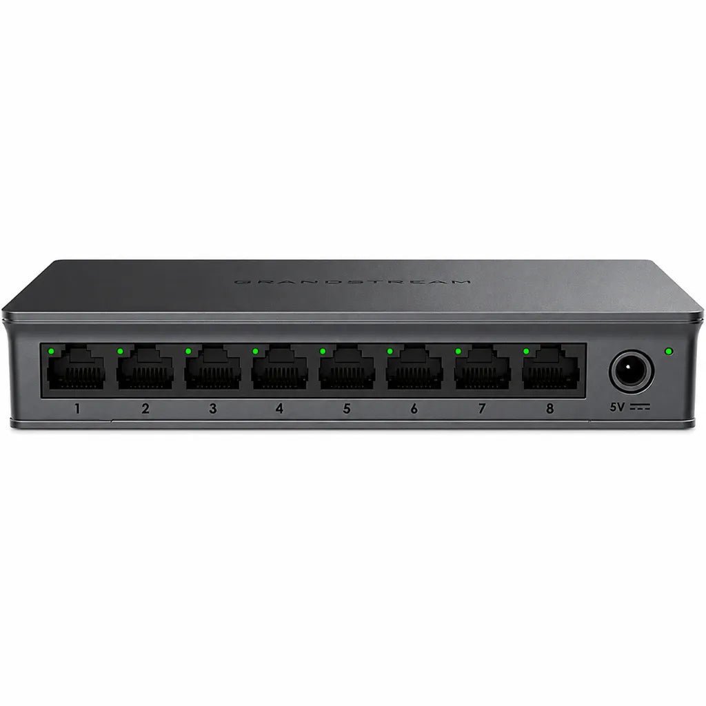 Grandstream GWN7701 8-Port Gigabit Ethernet Unmanaged Network Switch - High-Performance Desktop Connectivity