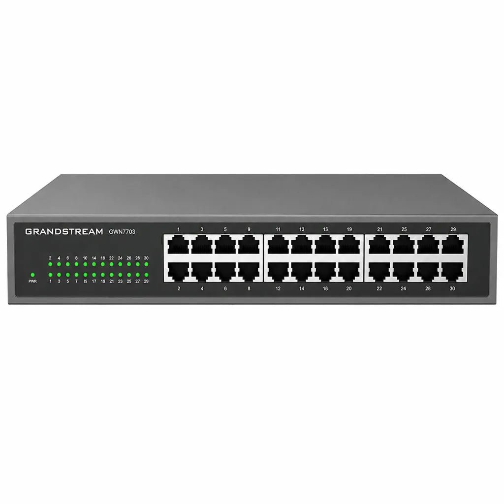 Grandstream GWN7703 24-Port Gigabit Ethernet Unmanaged Network Switch