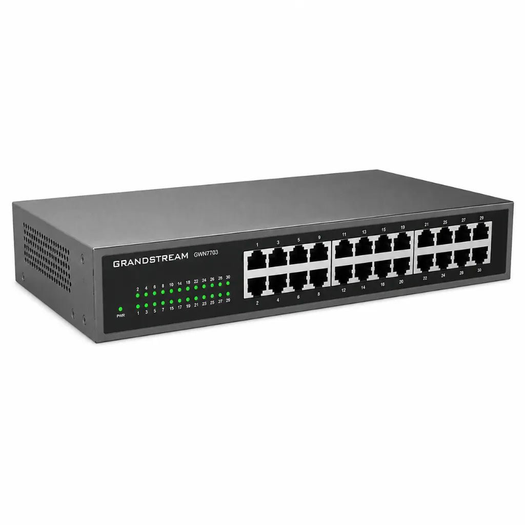 Grandstream GWN7703 24-Port Gigabit Ethernet Unmanaged Network Switch
