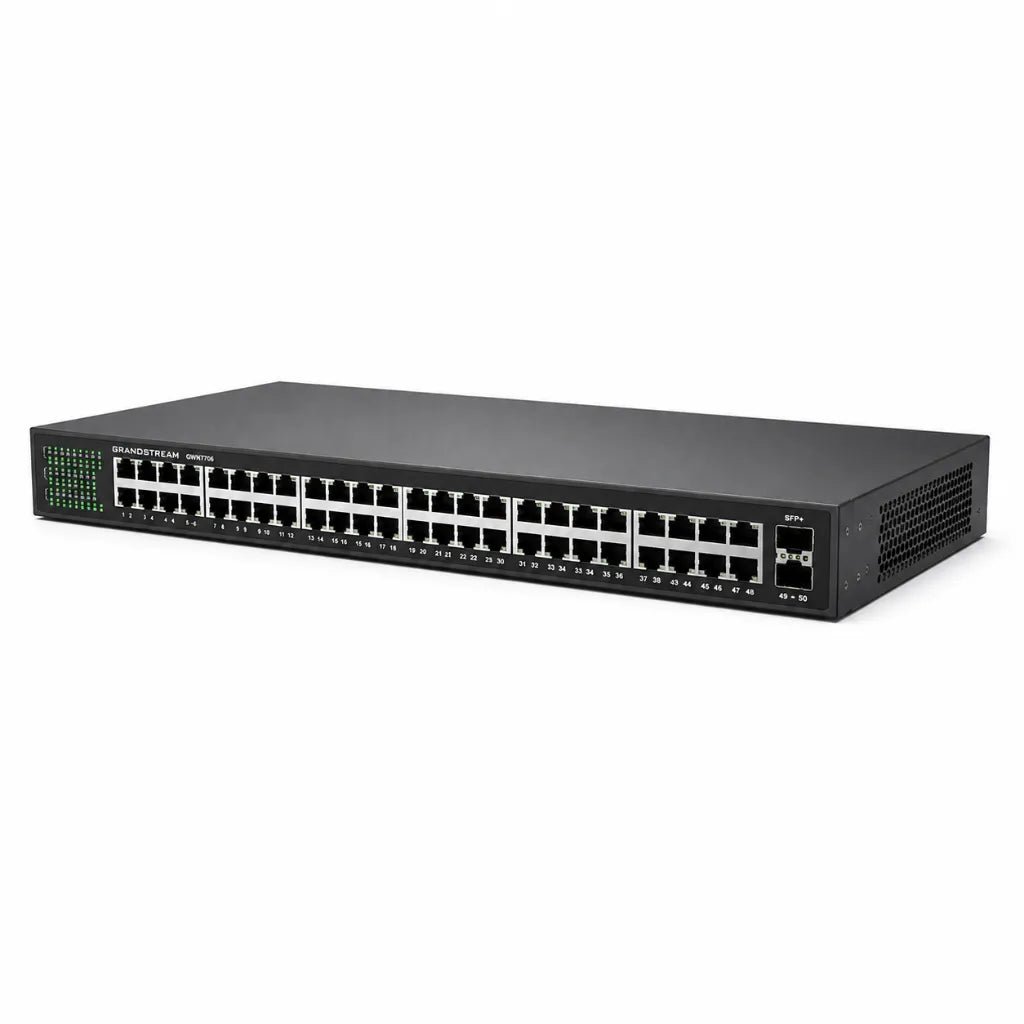 Grandstream GWN7706 48-Port Gigabit Ethernet Network Switch with 2 SFP Uplink Ports