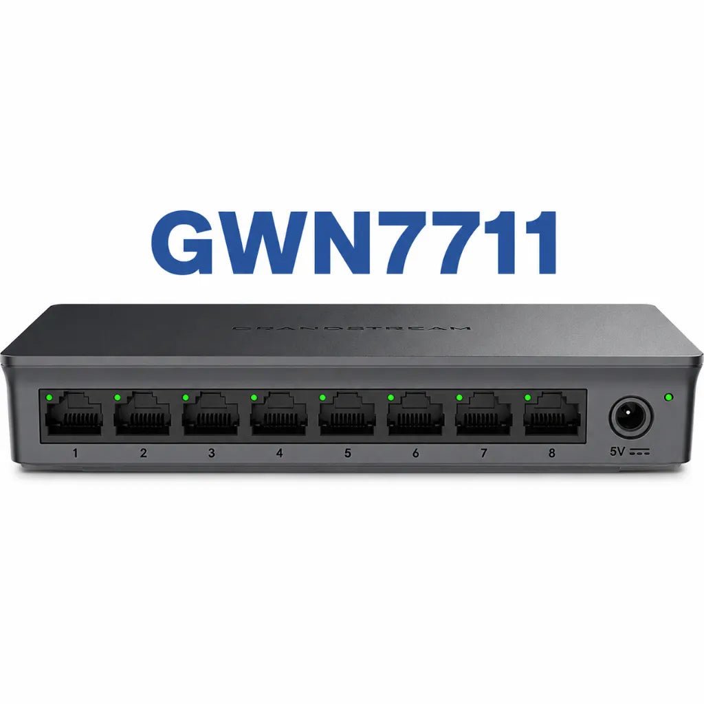 Grandstream GWN7711 8-Port Gigabit Layer 2 Lite Managed Network Switch
