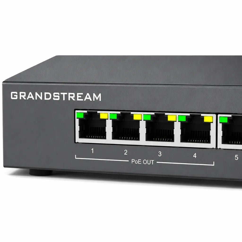 Grandstream GWN7711P 8-Port Layer 2 Lite Managed Gigabit PoE+ Switch