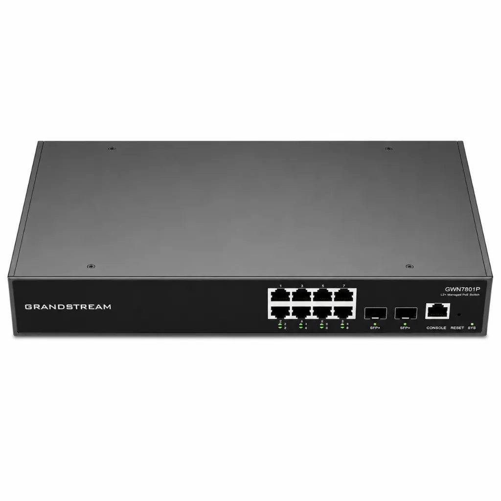 Grandstream GWN7801P 8-Port Layer 2+ Managed PoE Gigabit Network Switch