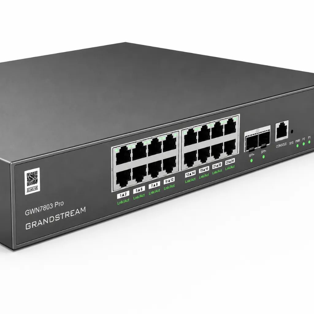 Grandstream GWN7803 Pro 24-Port Layer 2++ Managed Gigabit Switch with 4x 10G SFP+ Uplinks