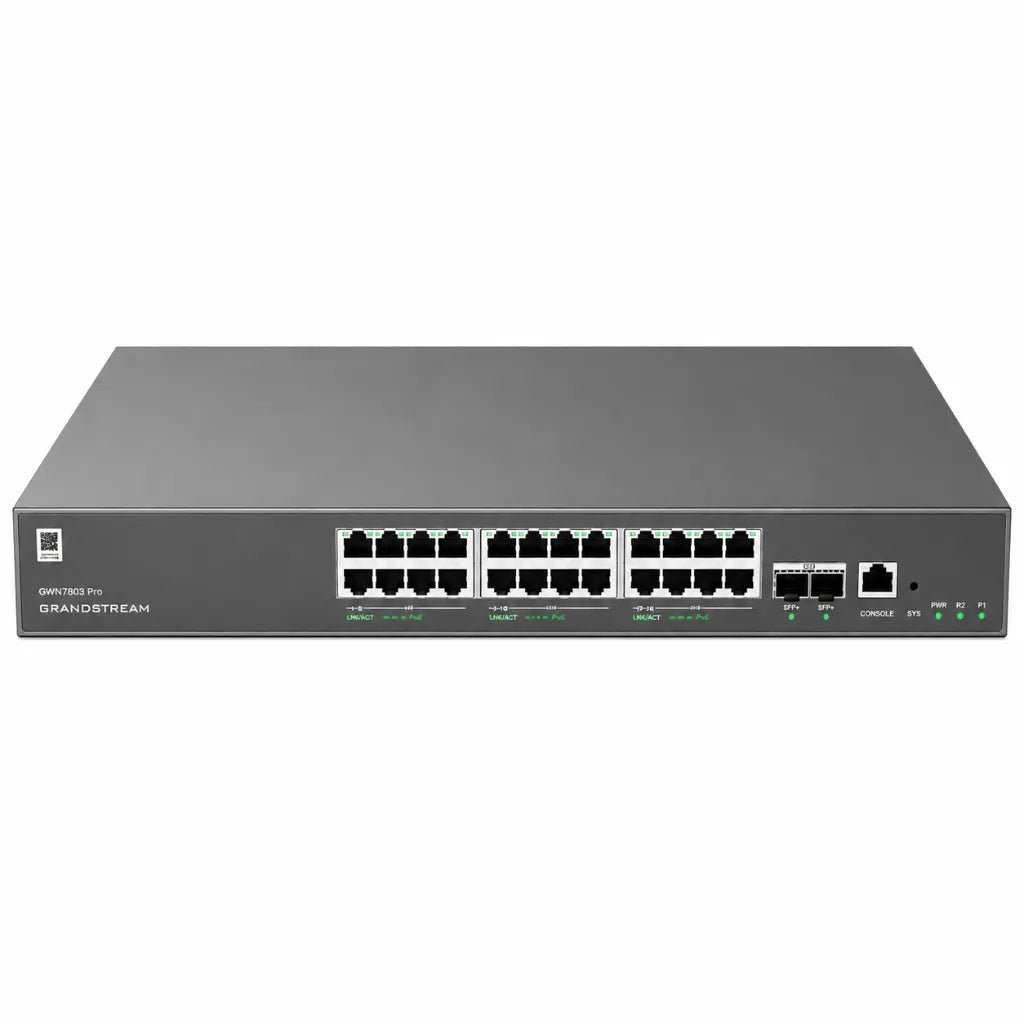 Grandstream GWN7803 Pro 24-Port Layer 2++ Managed Gigabit Switch with 4x 10G SFP+ Uplinks